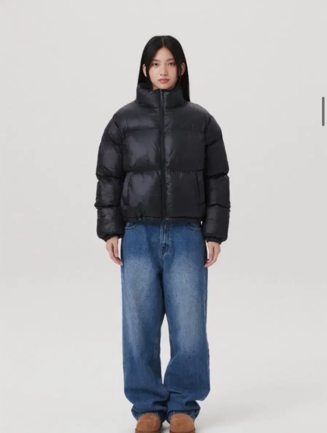 아메스 월드와이드 크롭 패딩 Small 새상품 상품이미지5