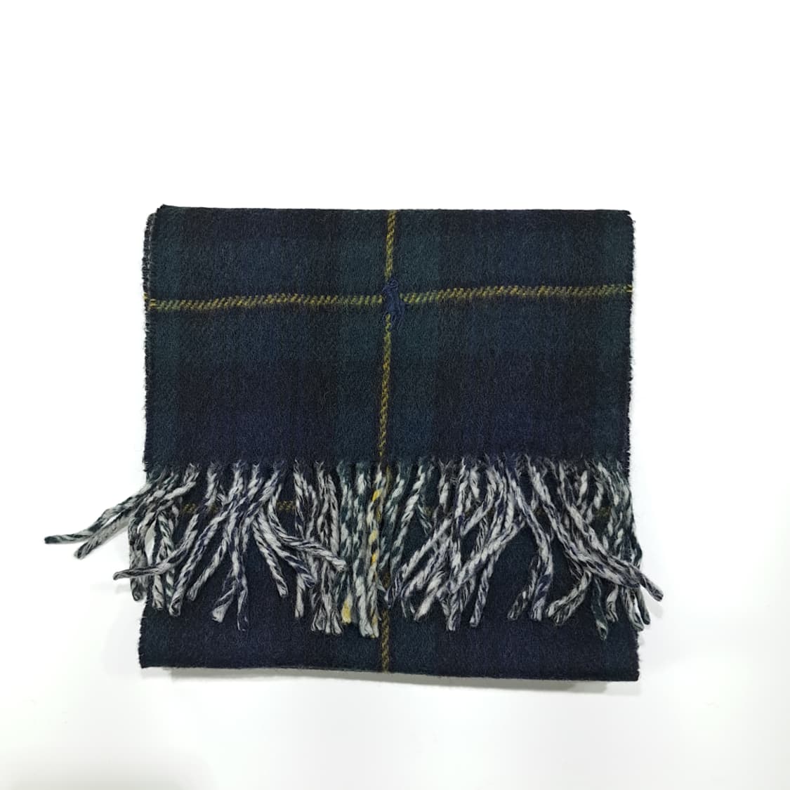 MX335 폴로 랄프로렌 블랙워치 헤링본 양면 버진울 목도리 머플러 상품이미지7