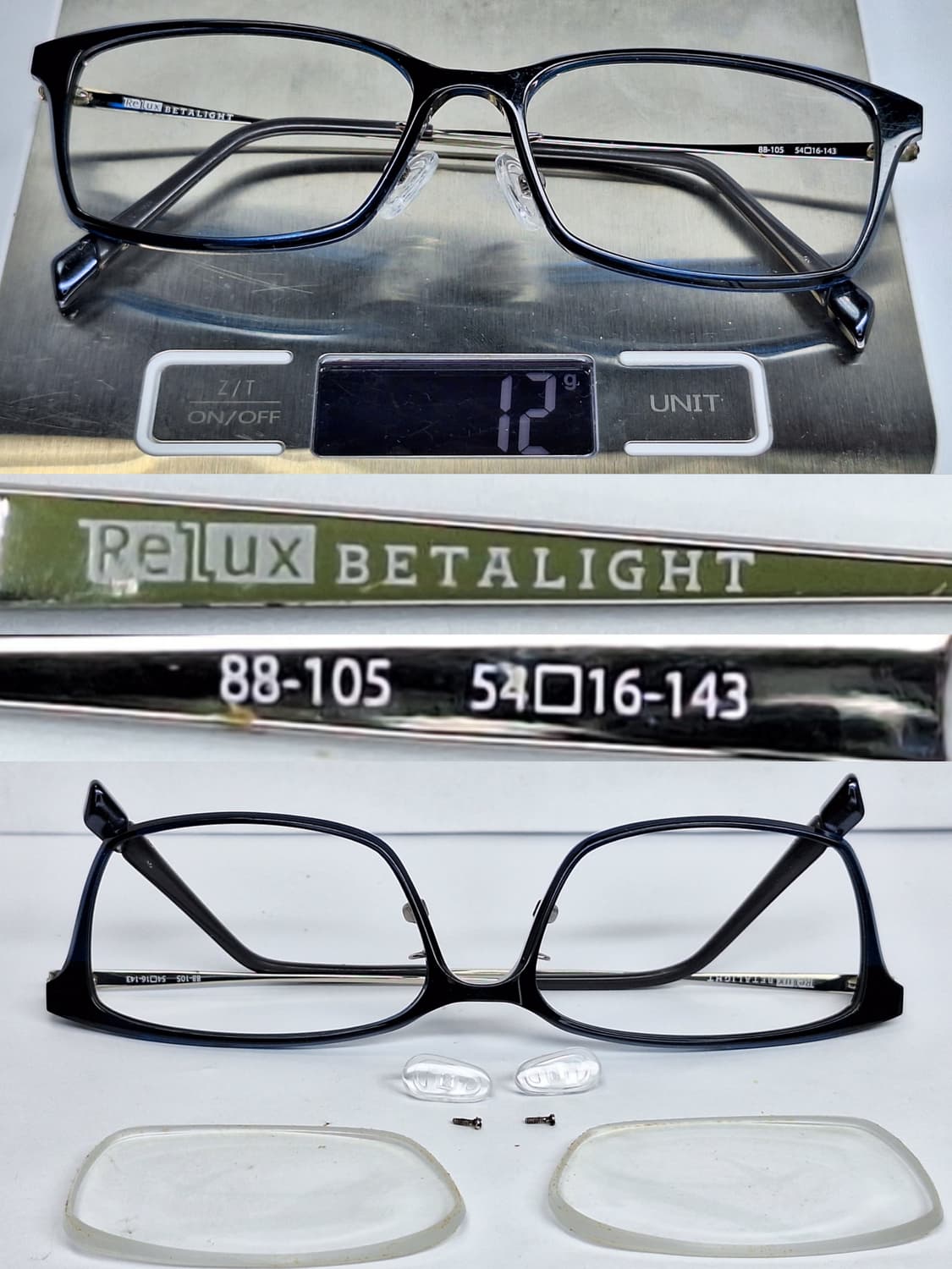 ReLux BETALIGHT 88-105 고탄력 고성능 베타 티타늄 안경 상품이미지3