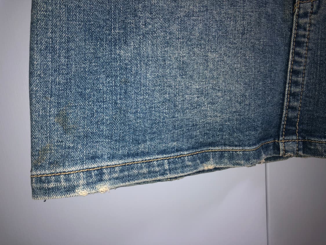 빈티지 데님 로우라이즈 스커트 청치마 상품이미지7