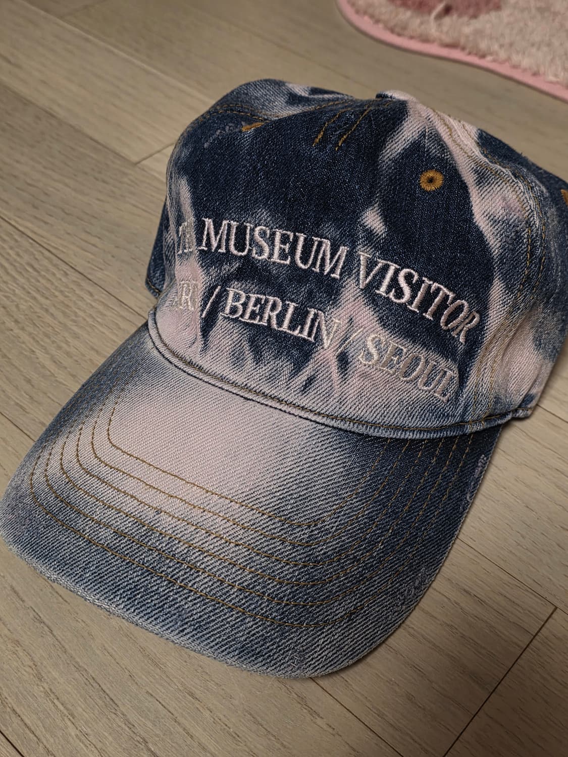 더뮤지엄비지터 washed denim ballcap 상품이미지2