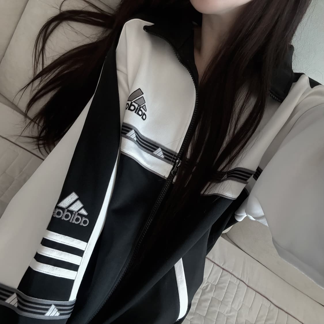 아디다스 올드스쿨 흰검 실버로고 져지  상품이미지2