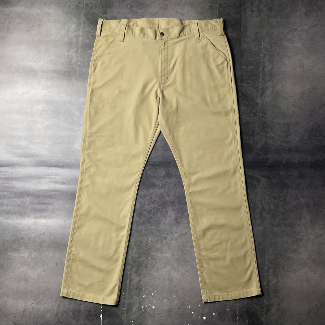 CARHARTT 칼하트 베이지 유틸리티 워크 팬츠 A01066 상품이미지1