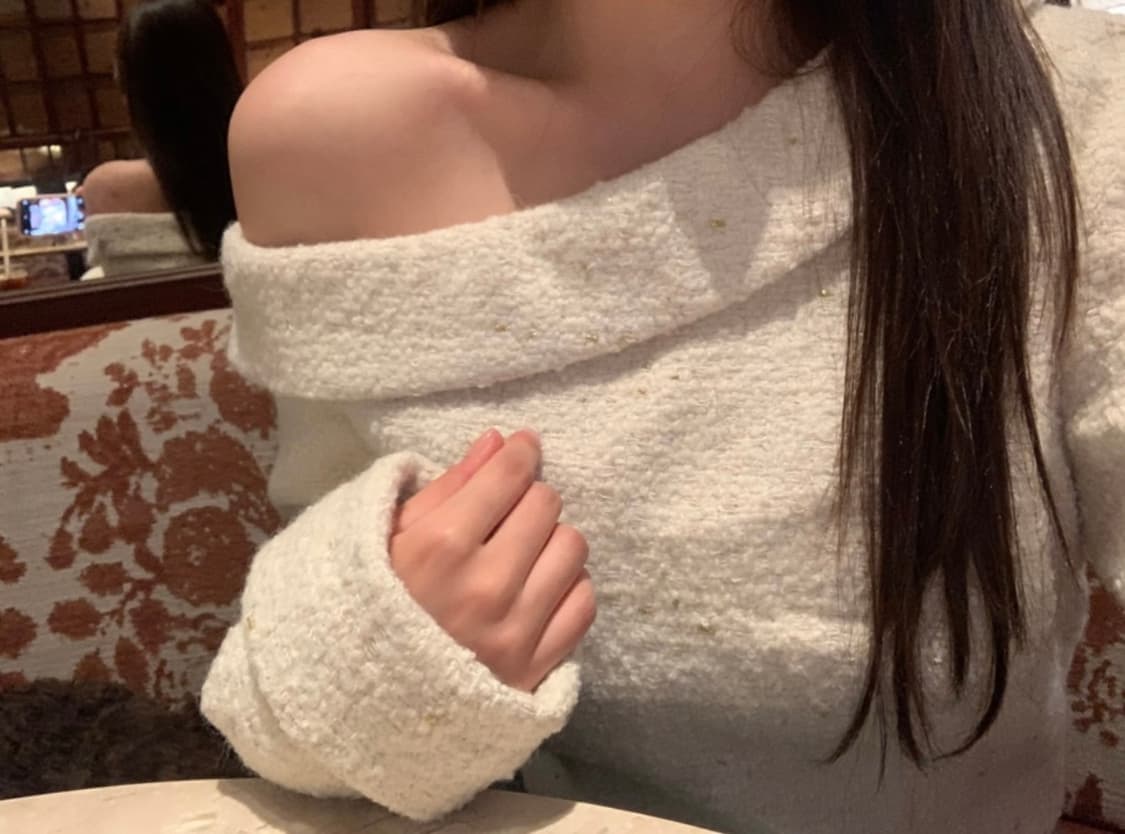 verni 베르니마켓 이브 트위드 eve tweed 블라우스 아이보리 상품이미지3