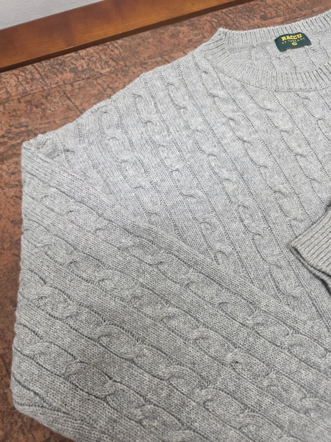 테이크이지 오버핏 케이블 니트 M 상품이미지3