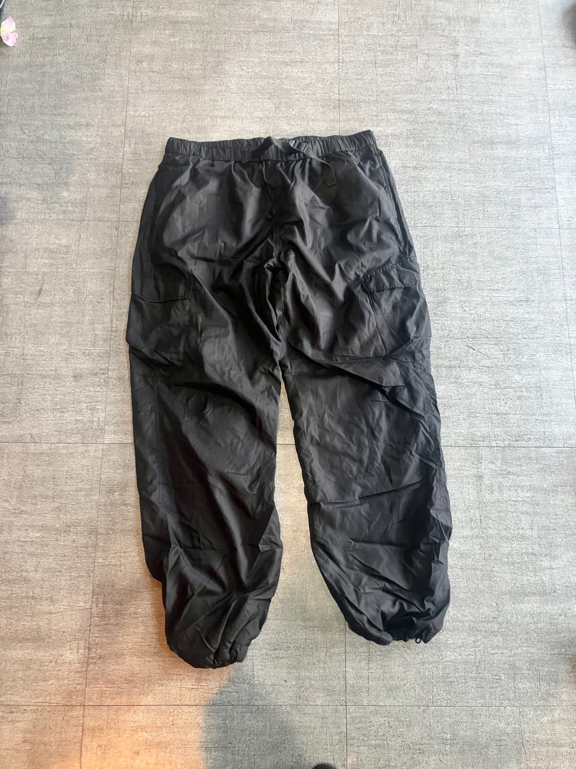 일본빈티지 올드스쿨스트릿 벨트 패딩팬츠 상품이미지1