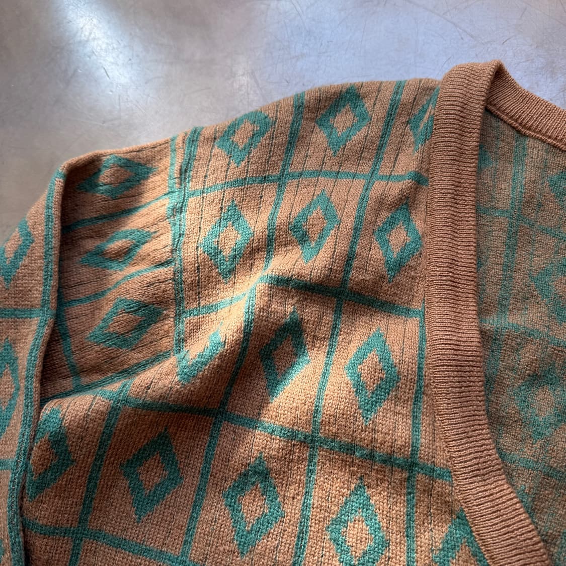 PENTHOUSE 울 아가일 가디건 상품이미지3