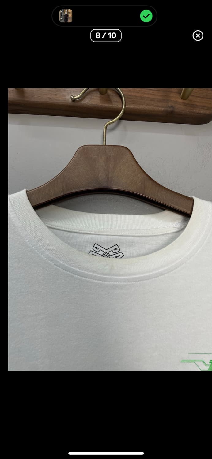 팔라스 서킷로고 화이트 반팔 A2410 상품이미지8