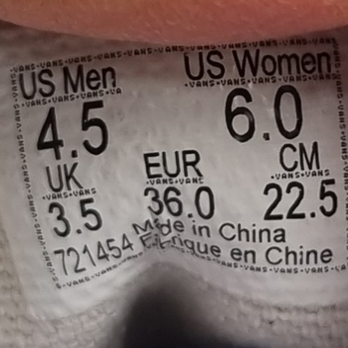 반스 볼트og에라 스니커즈 225 상품이미지6