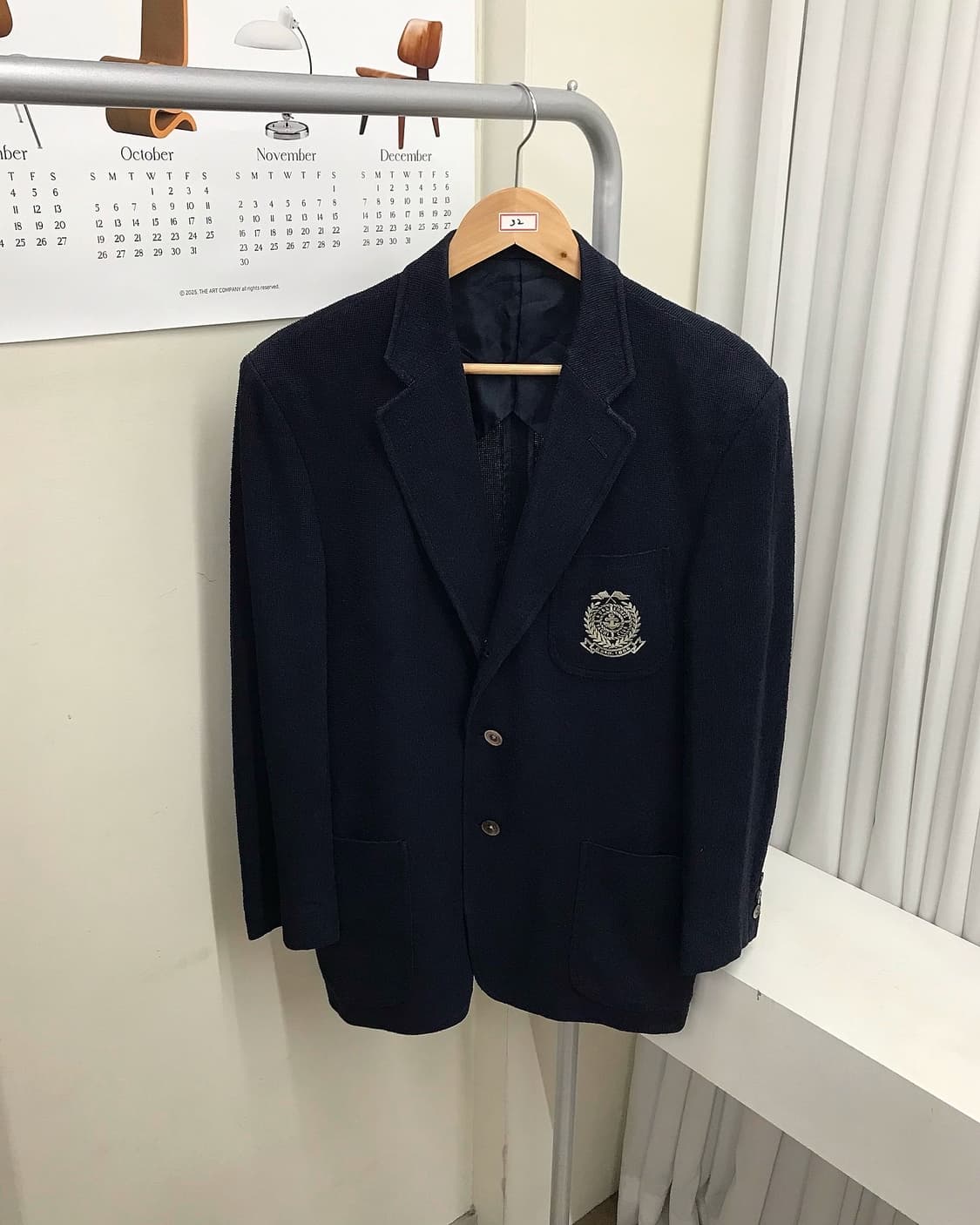 버버리 월계수 로고 자수 패치 자켓 상품이미지1