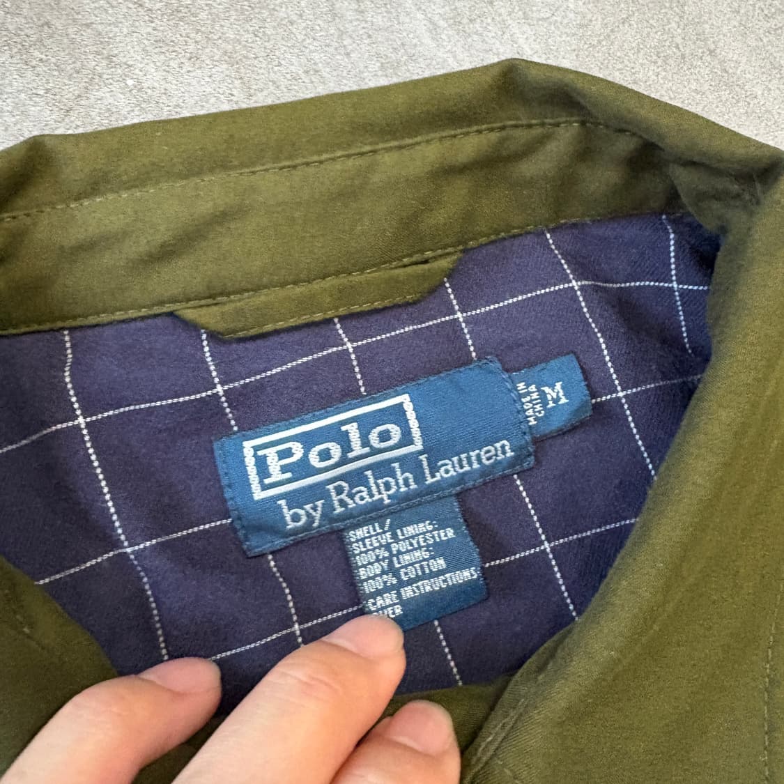 폴로 카키 바이스윙 자켓 상품이미지5