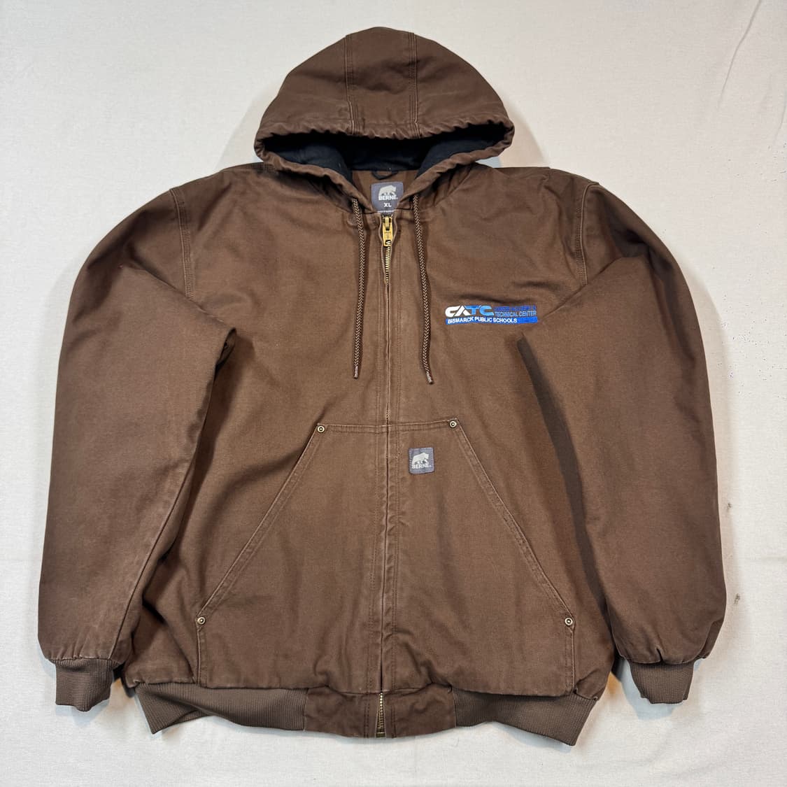 XL) BERNE USA 빈티지 워크웨어 액티브 후드집업 자켓 상품이미지1