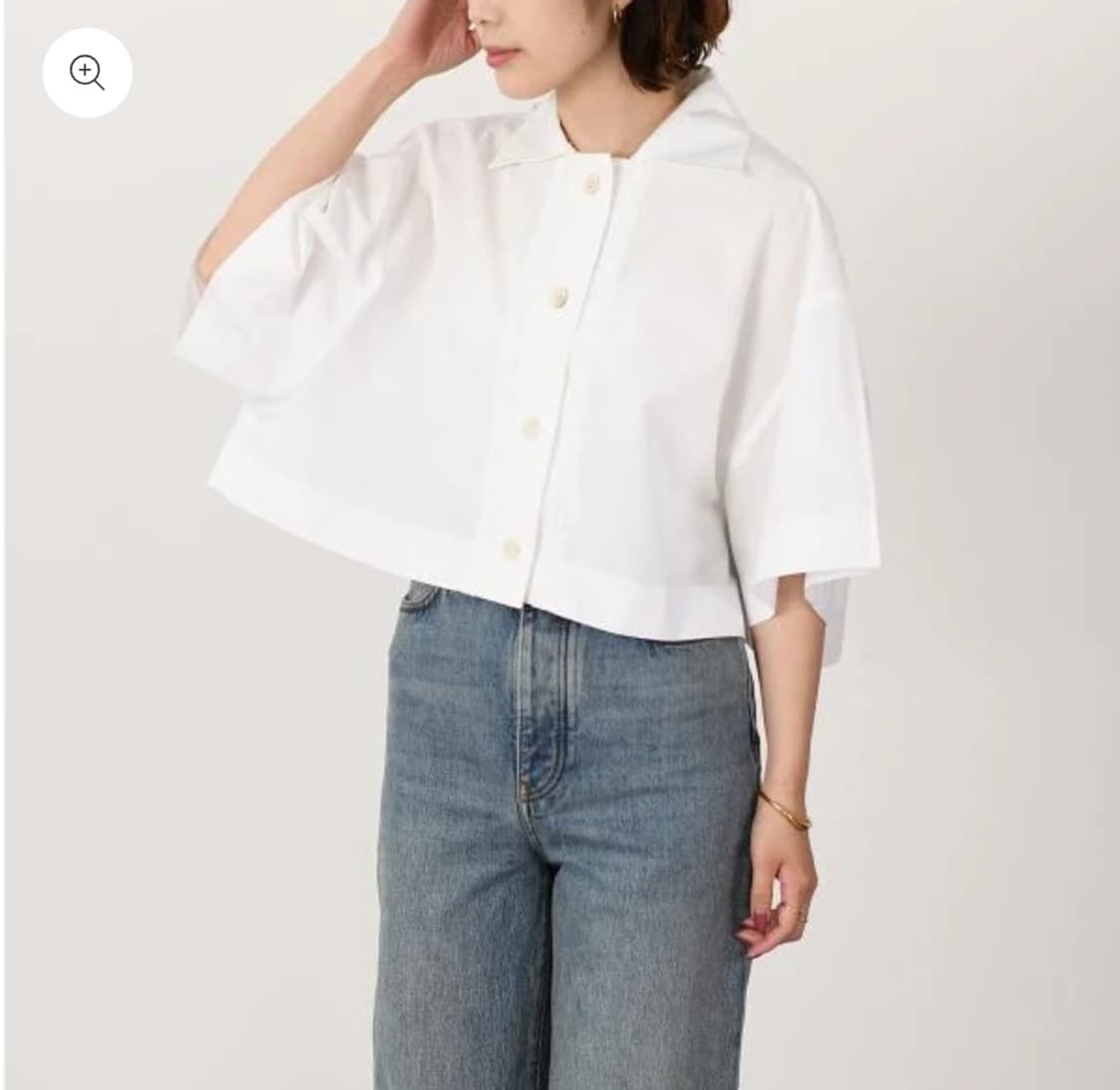 PATOU 파투 레이스 트리밍 반팔 셔츠 블라우스 S사이즈 상품이미지1