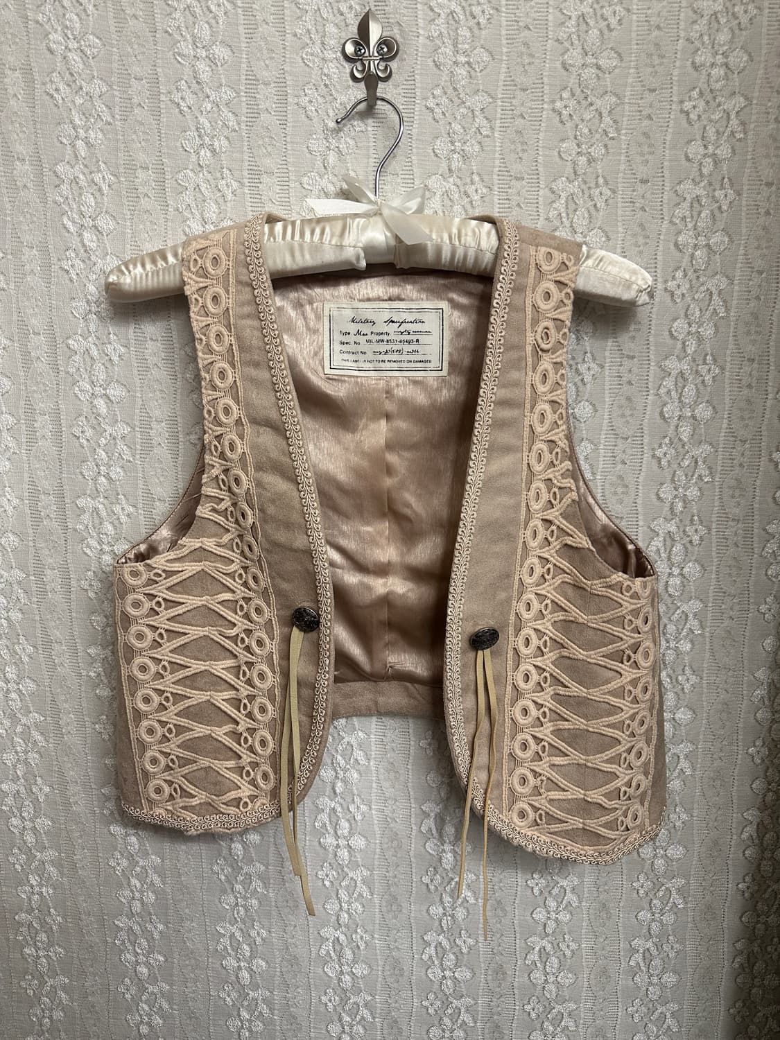japan vtg 스웨이드 레이스 베스트 상품이미지1