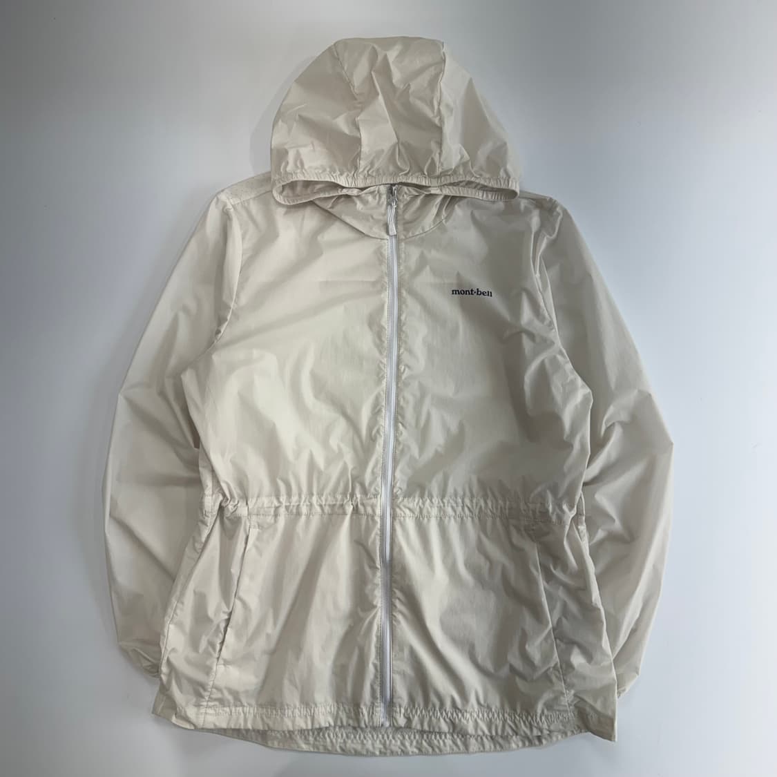 Mont bell 몽벨 아이보리 바람막이 후드집업 상품이미지3