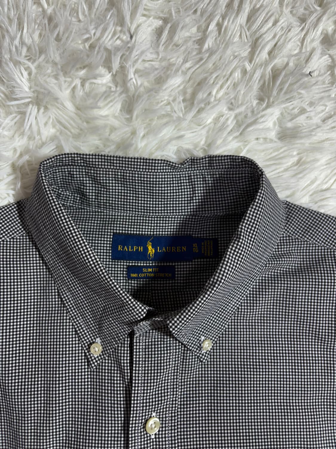 폴로 랄프로렌 블랙 포니 스트라이프 셔츠  상품이미지5