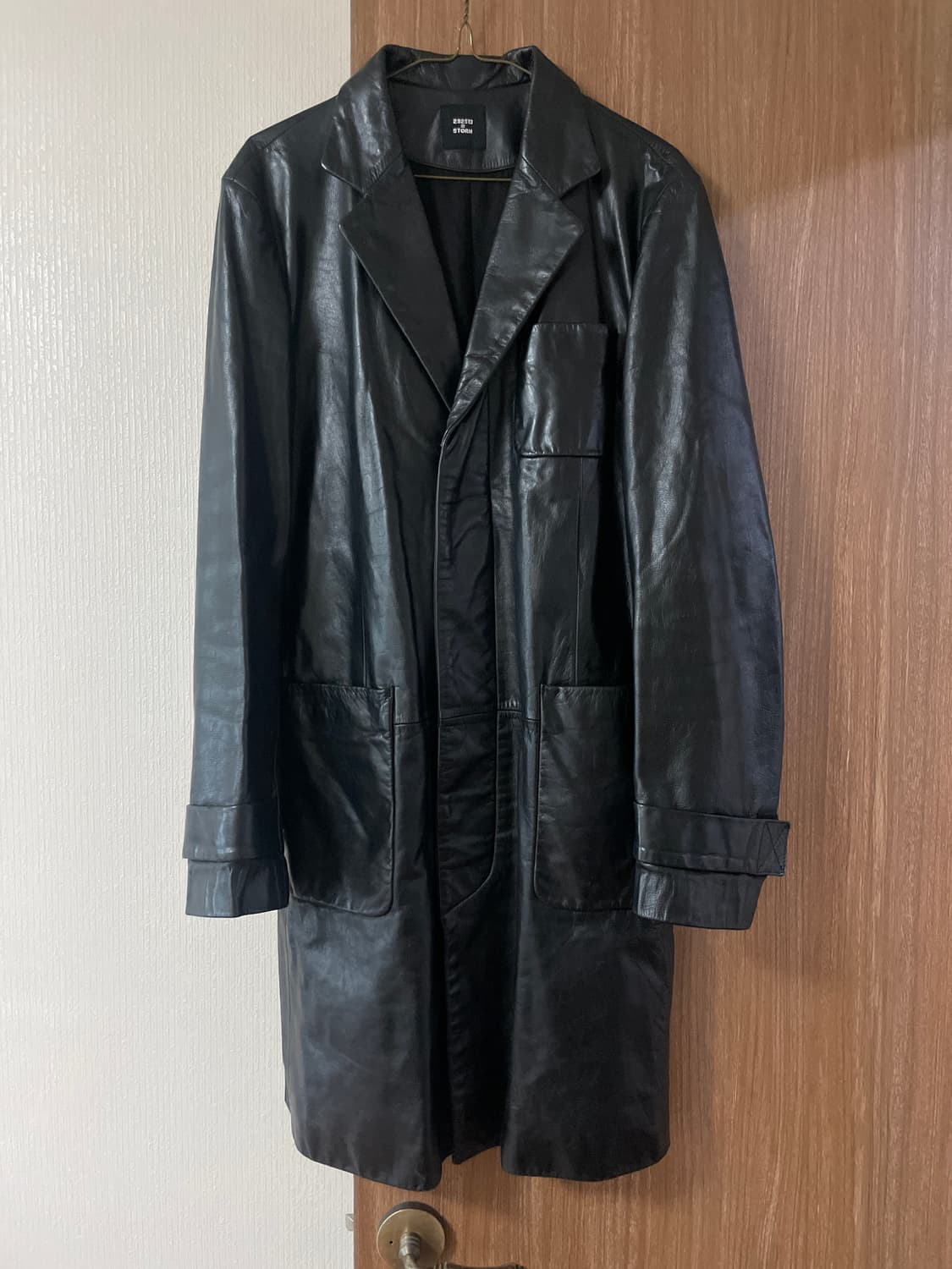 292513=STORM 웨스턴 무드 카우하이드 소가죽 레더 카코트 상품이미지1