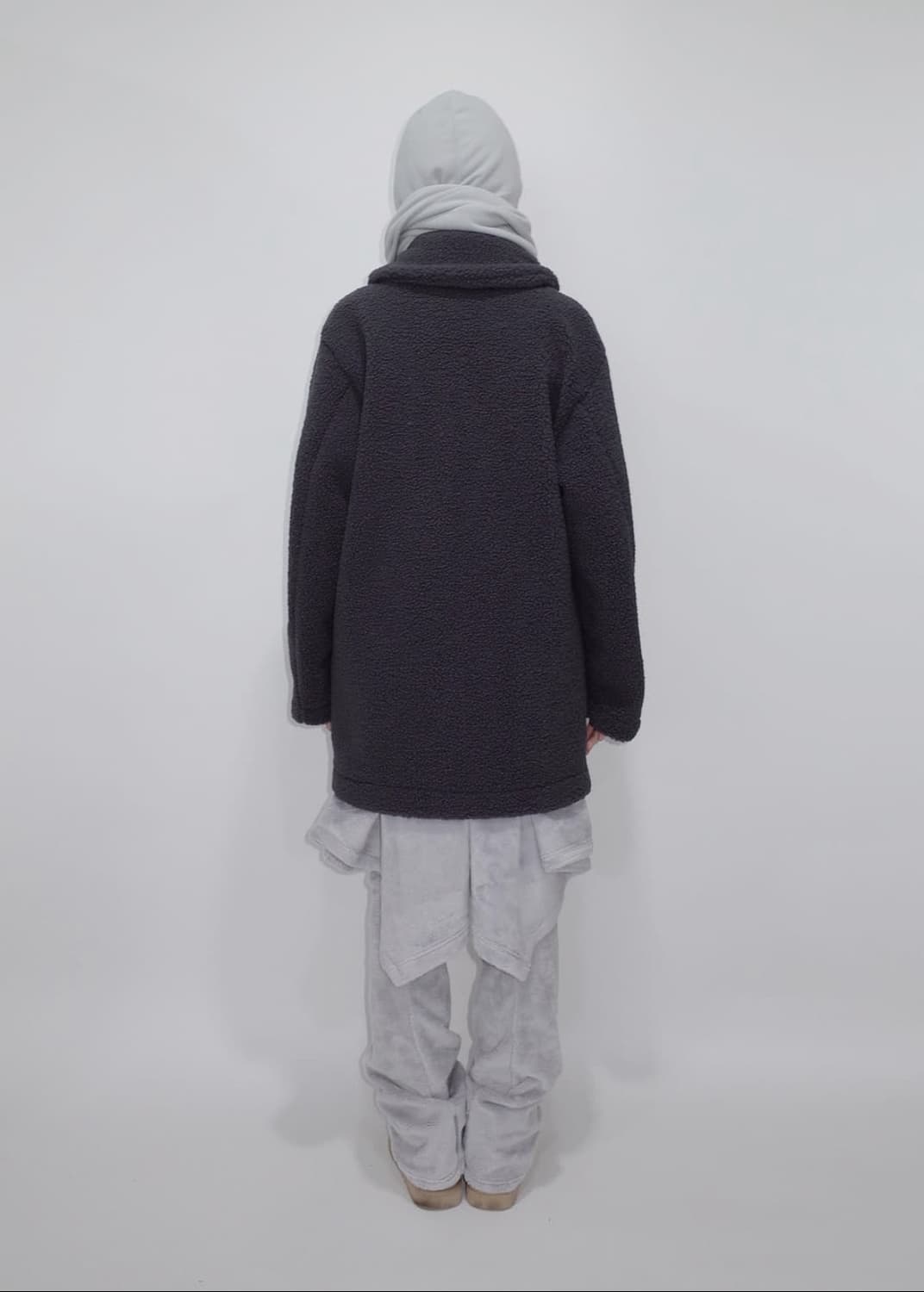 지초이 컴포트 FLEECE HOODIE SCARF 후디 머플러 상품이미지7