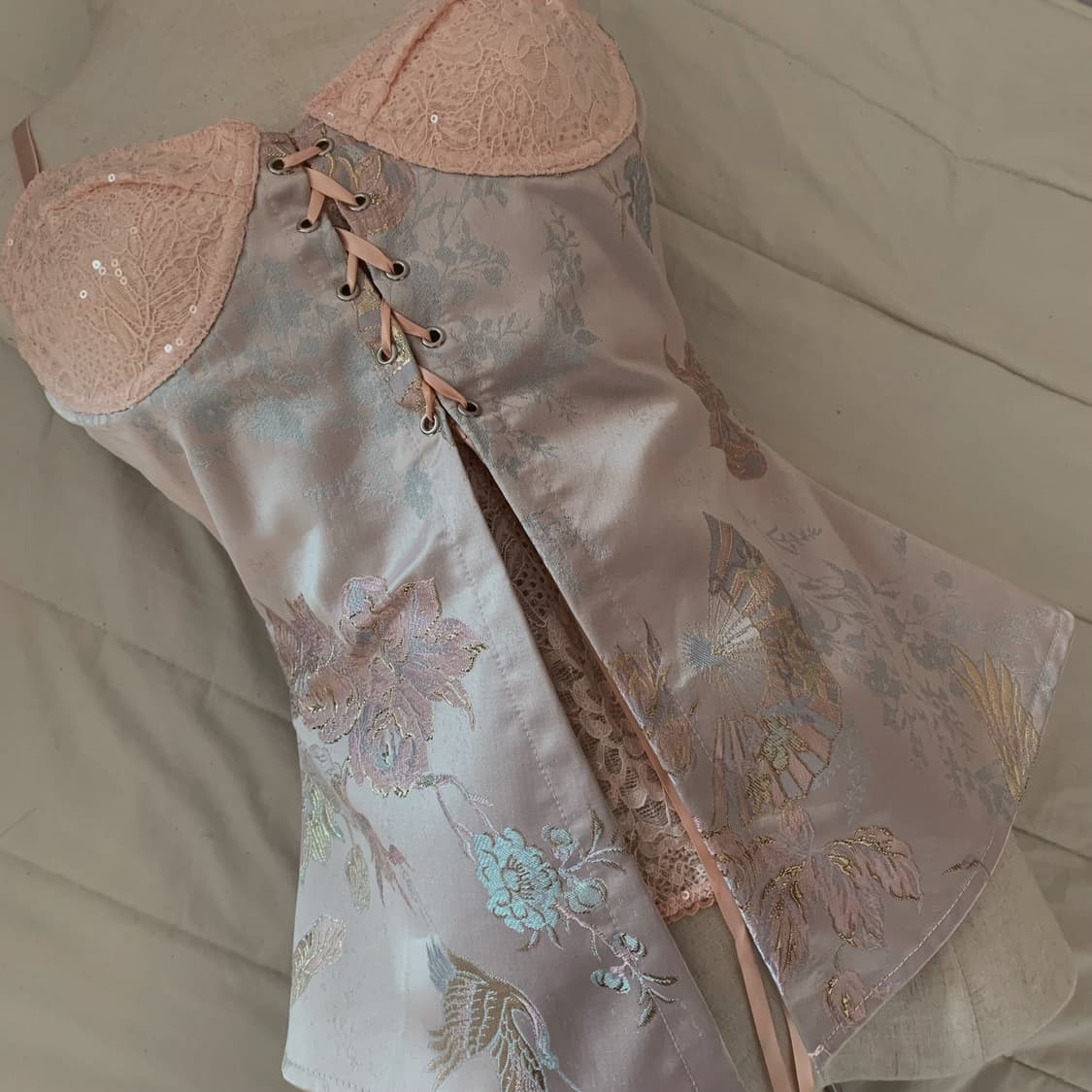 추구미 빈티지 대장 코르셋 오리엔탈 페어리 빈티지 코르셋 빈티지 나시 상품이미지3