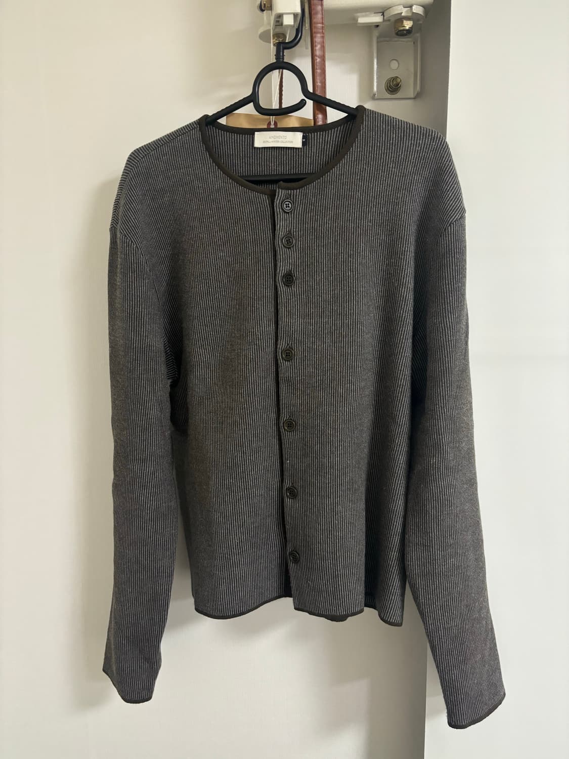 Amomento 25FW Stripe Button-Up Cardigan 상품이미지6