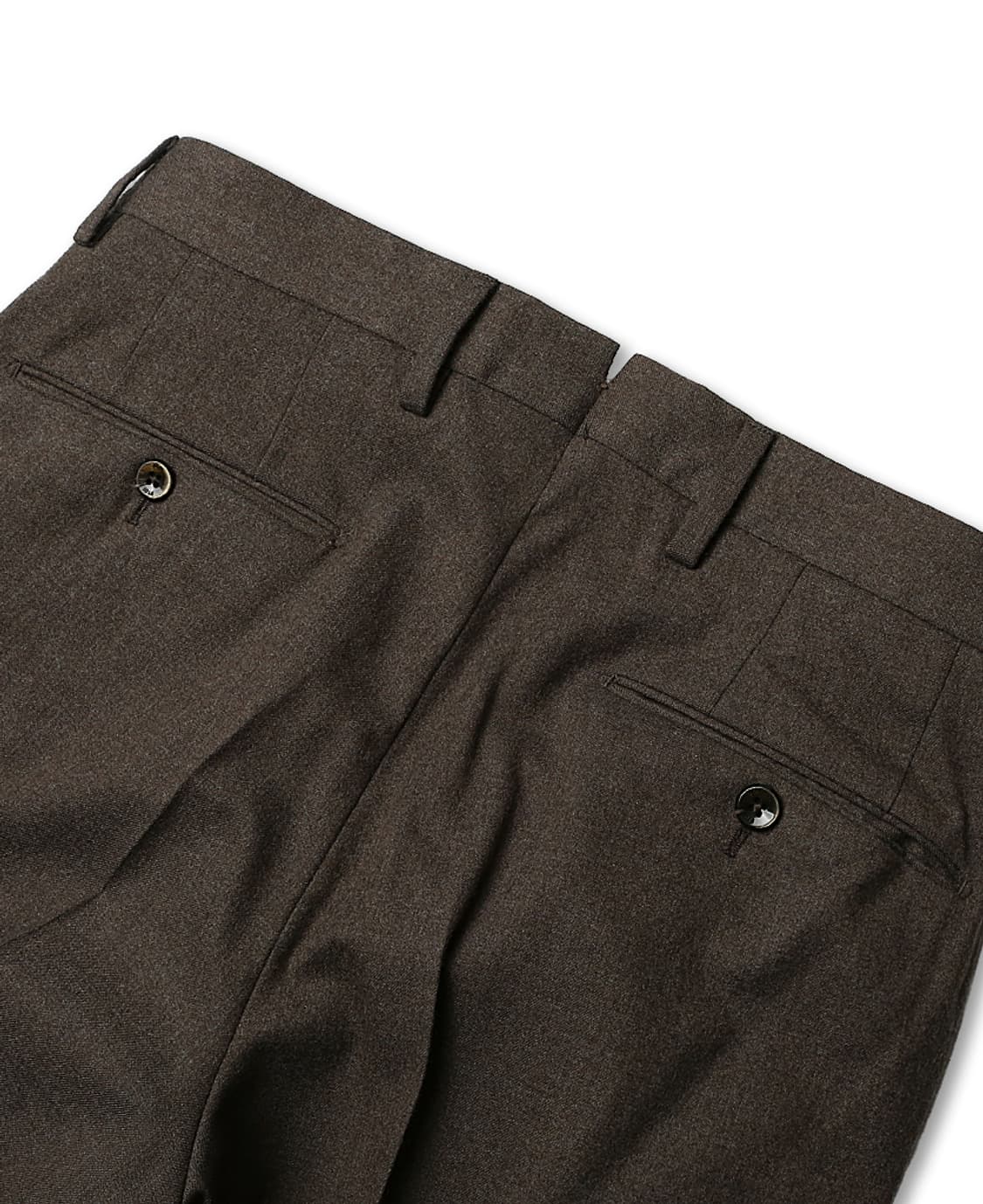 피티제로우노 [PT01] 브라운 울 젠틀맨 핏 이태리 슬림 팬츠 상품이미지5