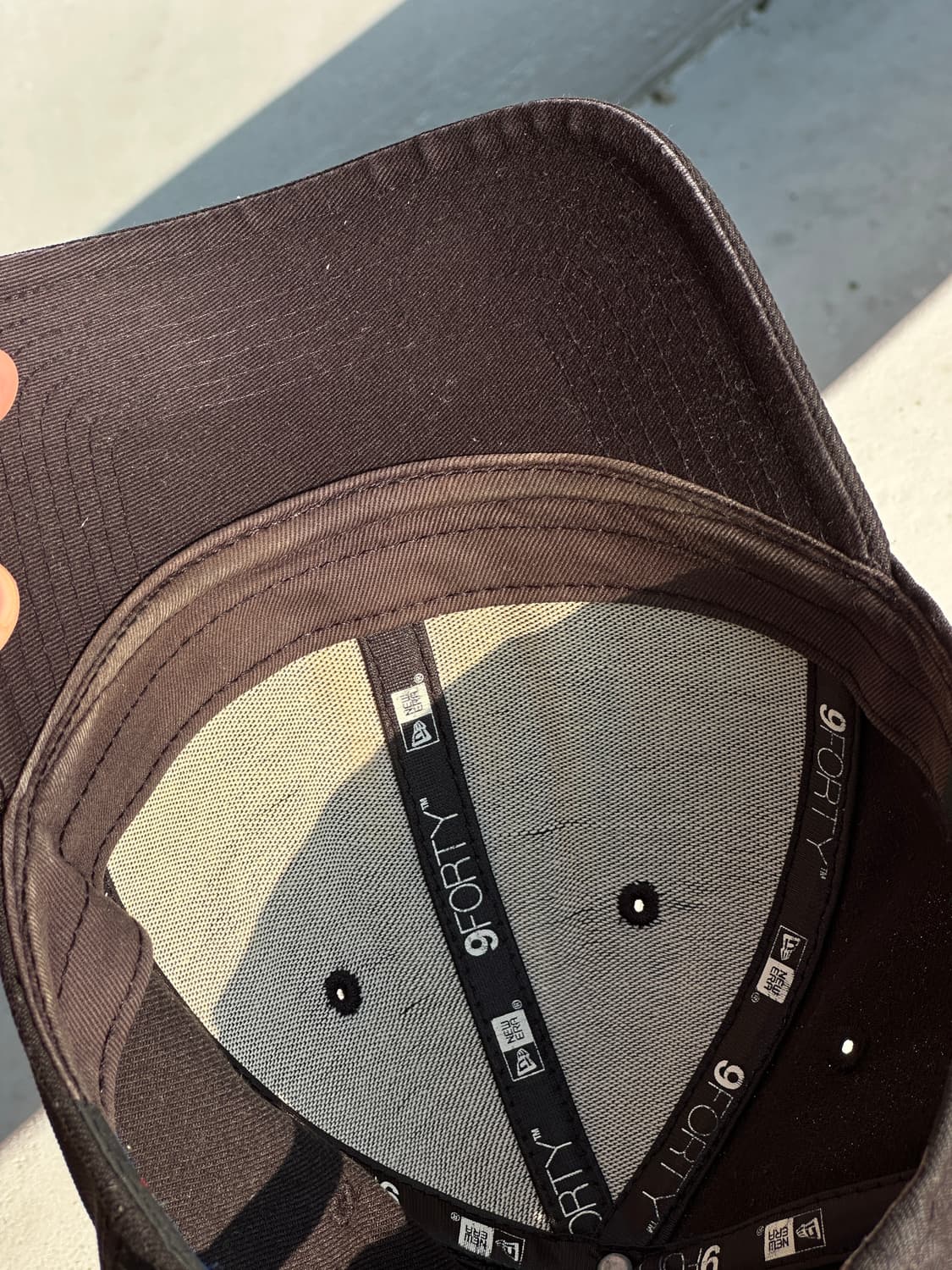 [L-XL] 뉴에라 피츠버그 로고 블랙 볼캡 모자 상품이미지5