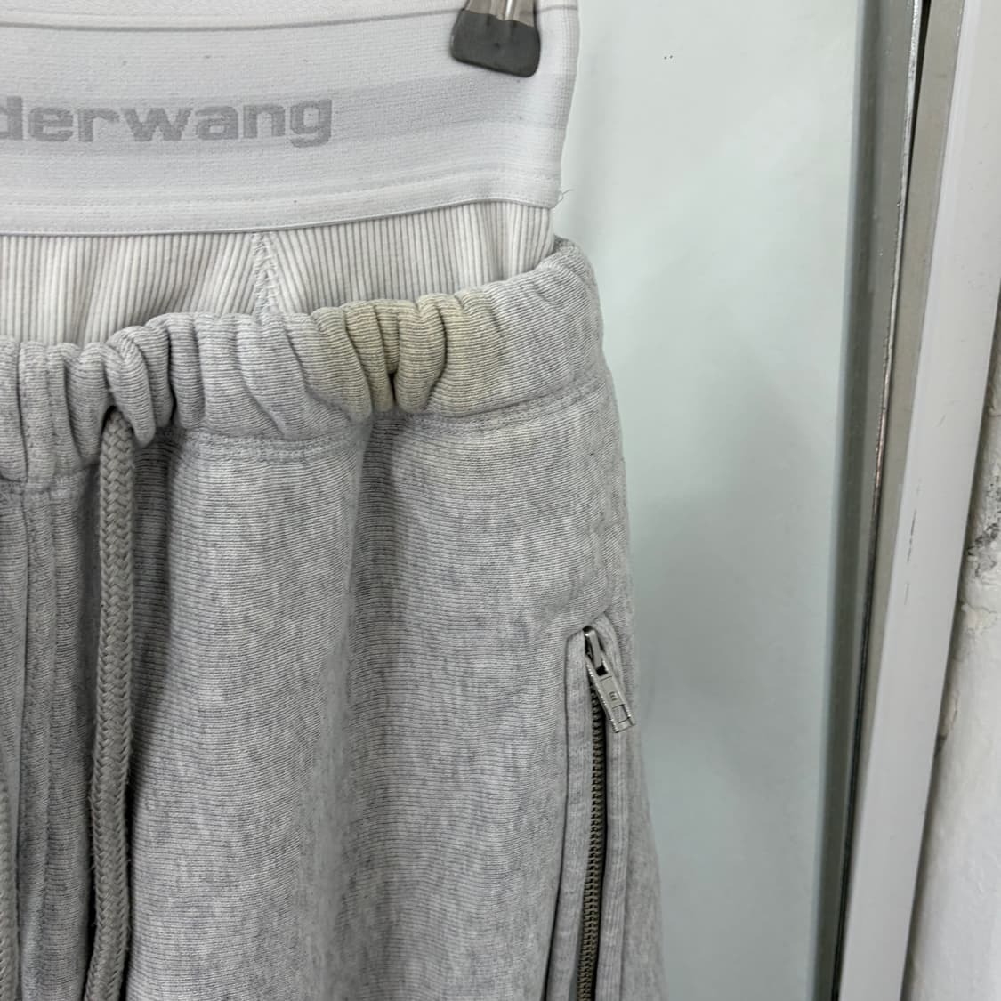 알렉산더왕 로고 웨이스트밴드 레이어드 트랙 팬츠 상품이미지10
