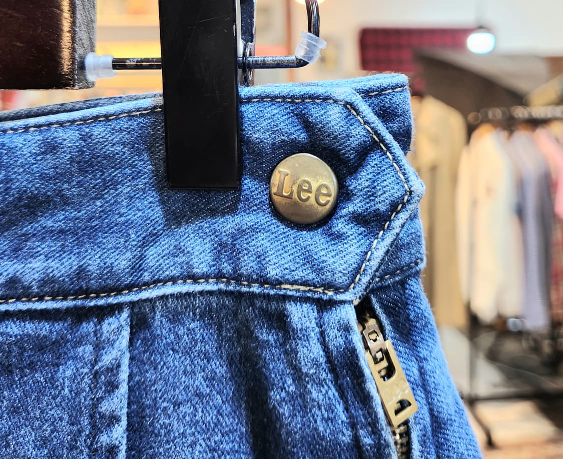 26-27)일본판 LEE x 유나이티드 애로우즈 랩 데님 스커트 상품이미지3