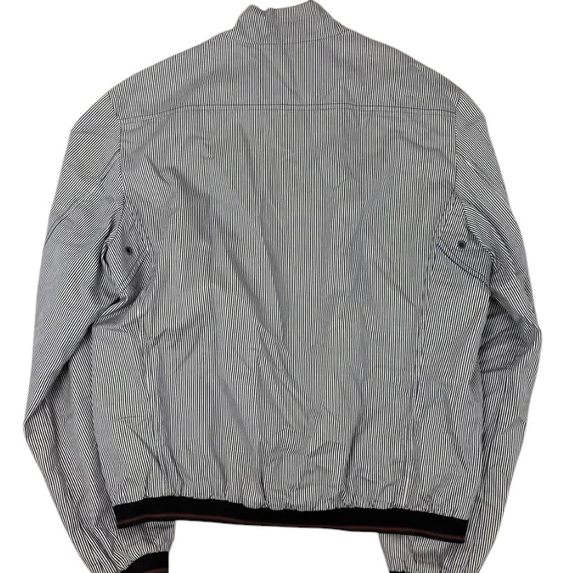 2000s Gucci 블루 스트라이프 라이트 자켓 (M) 상품이미지2