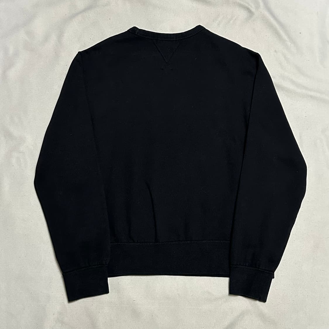 L 폴로랄프로렌 코튼 라운드넥 기모 블랙 맨투맨 상품이미지3