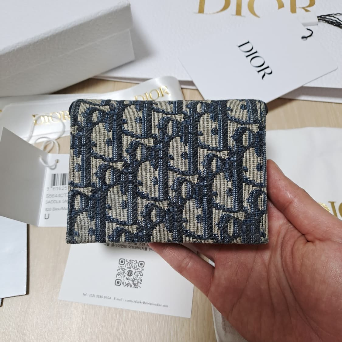 [100%/정품] 디올 새들 오블리크 아코디언 지갑,디올지갑,디올카드지갑 상품이미지2