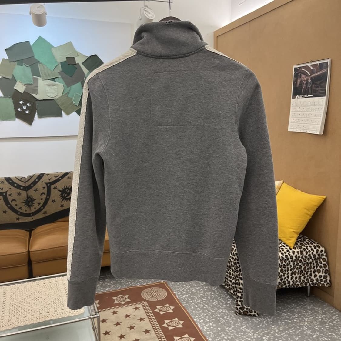 홀리스터 Y2K 빈티지 디스트로이드 데미지 집업 XS C10109 상품이미지4