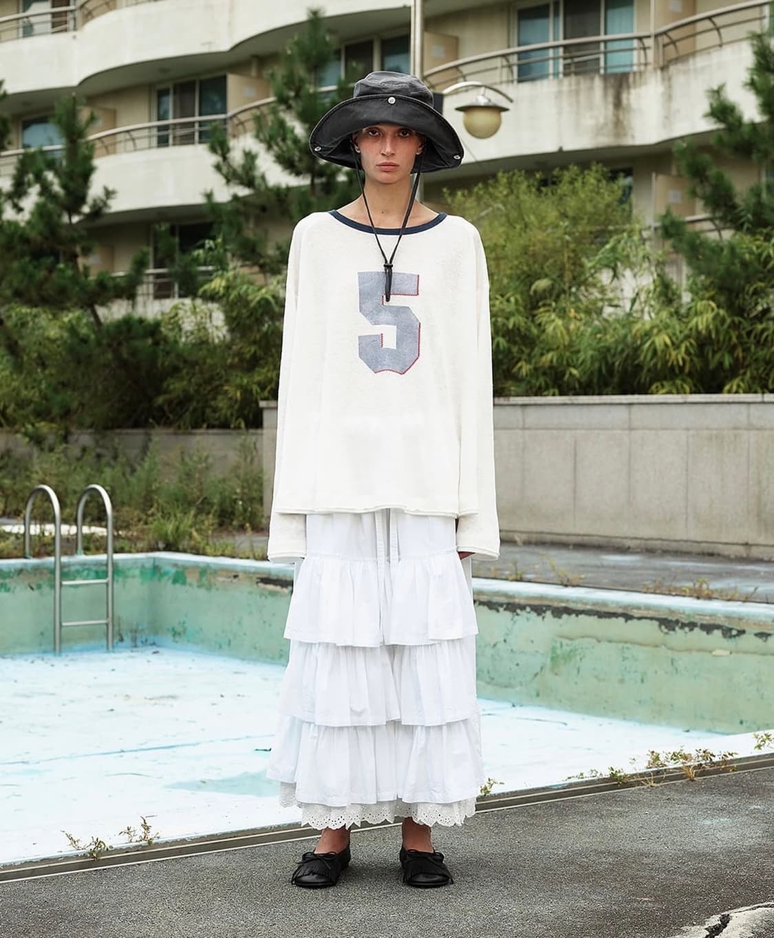 OPENYY 오픈와이와이 NO. 5 OVERSIZED LINEN TEE, 상품이미지1