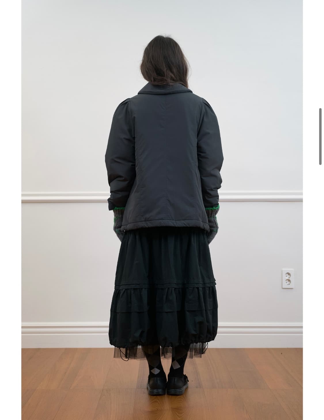 Pippi Padded Jacket _ Deep Charcoal 상품이미지3