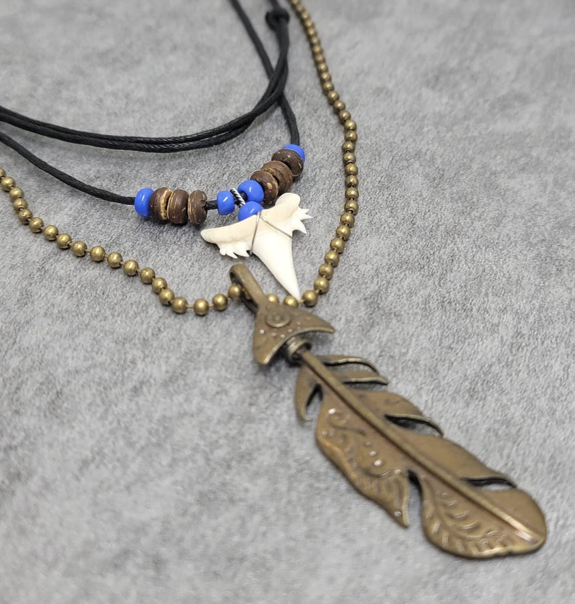 feather necklace set 상품이미지6
