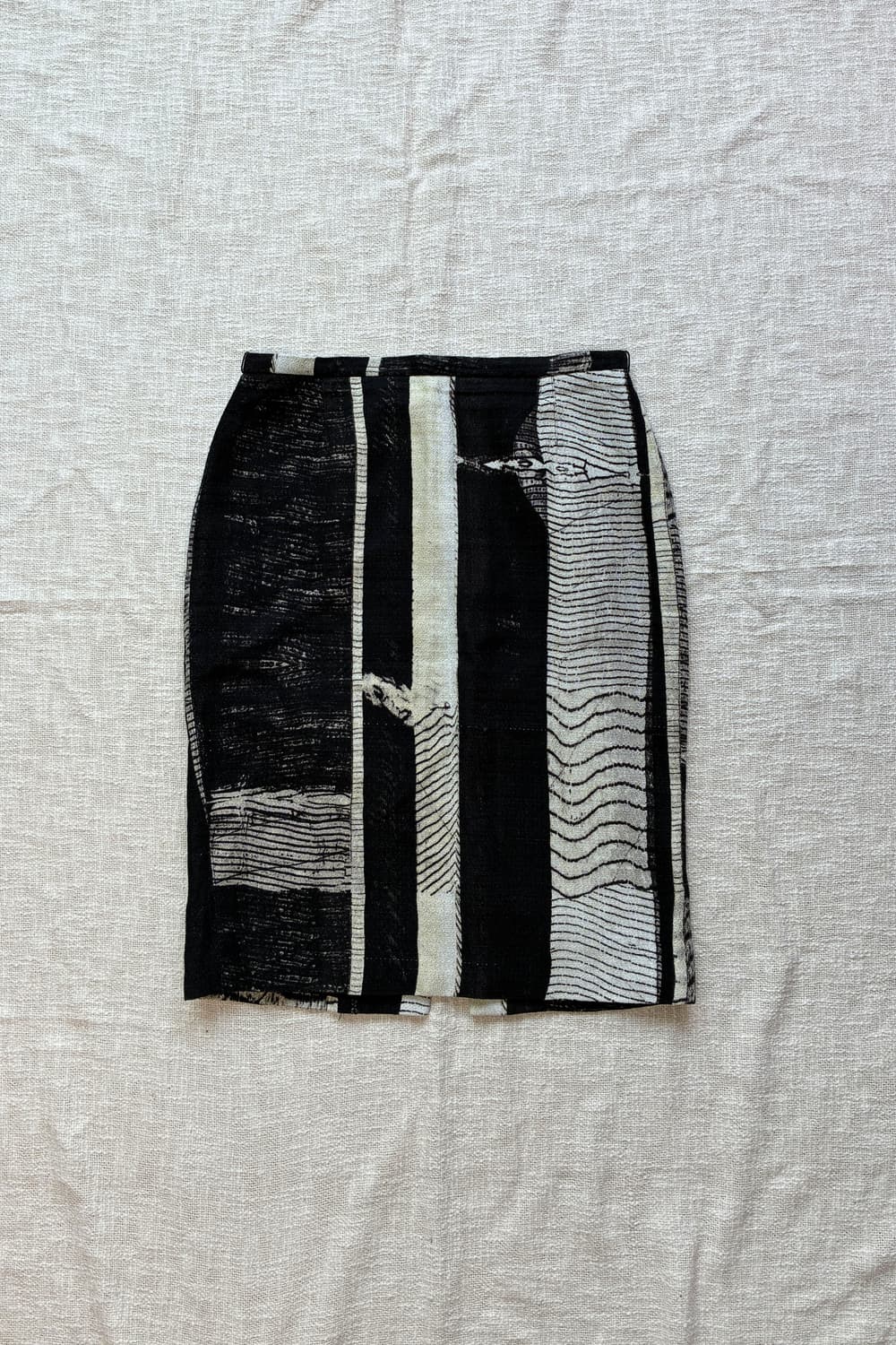 Max Mara Black Gray Abstract  Midi skirt 상품이미지5