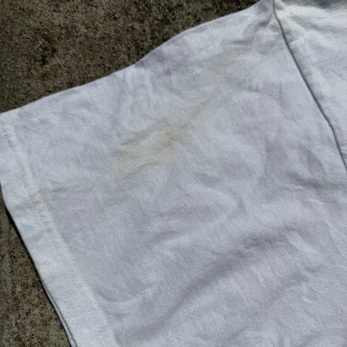 [XL] 00s Stussy 스투시 30년 기념 흰색 반팔티 상품이미지7