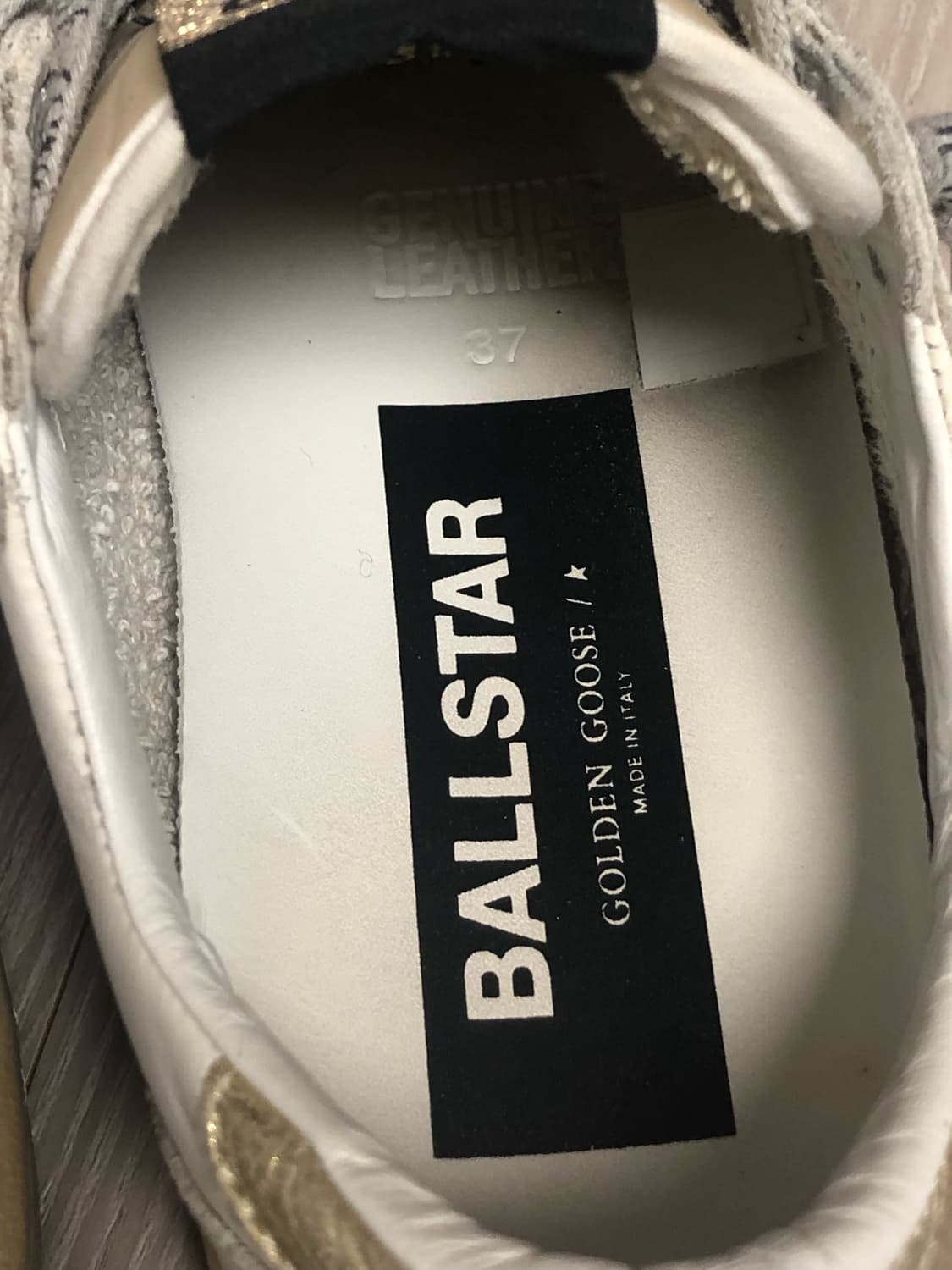 골든구스 볼스타 스니커즈 골드 (37사이즈) 상품이미지6