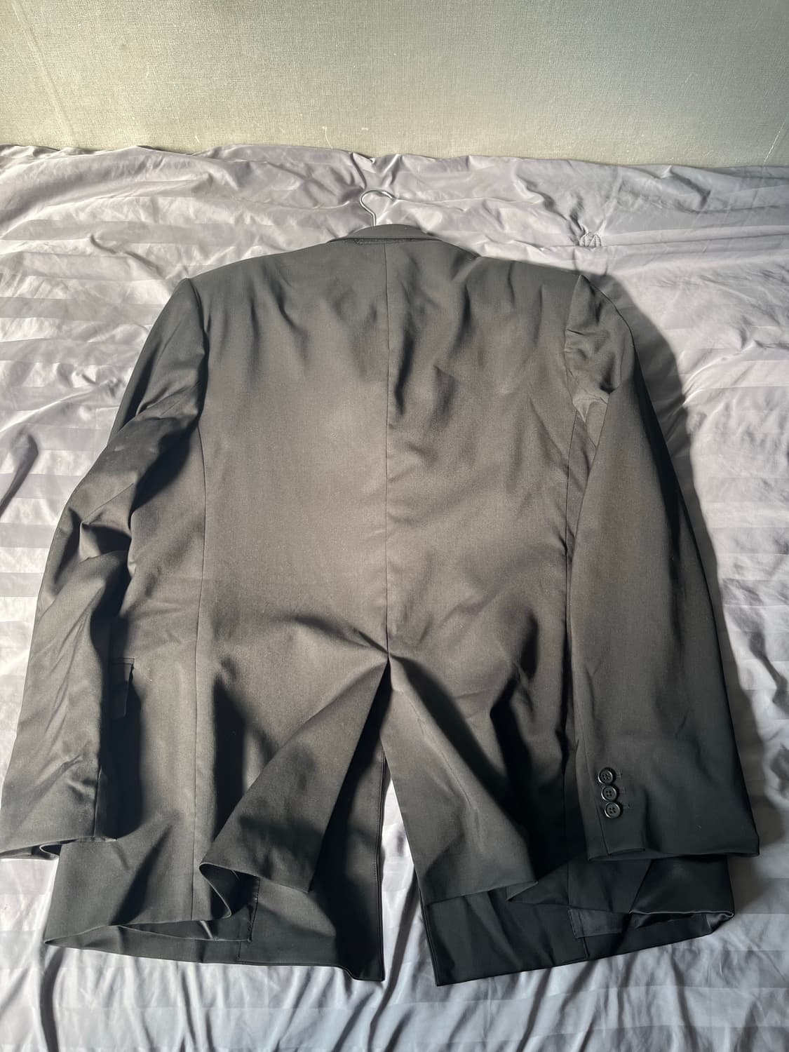 헬무트랭 오버핏 사선 블랙 블레이저 자켓 상품이미지5