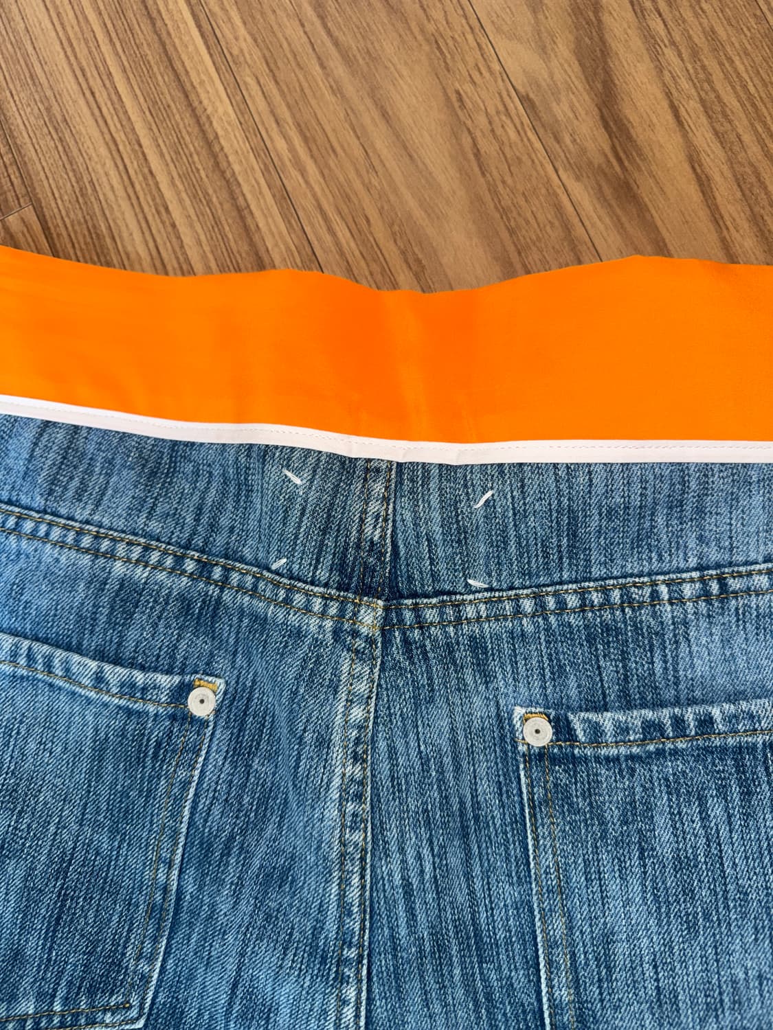 Maison Margiela Contrast Waistband Jeans 상품이미지6