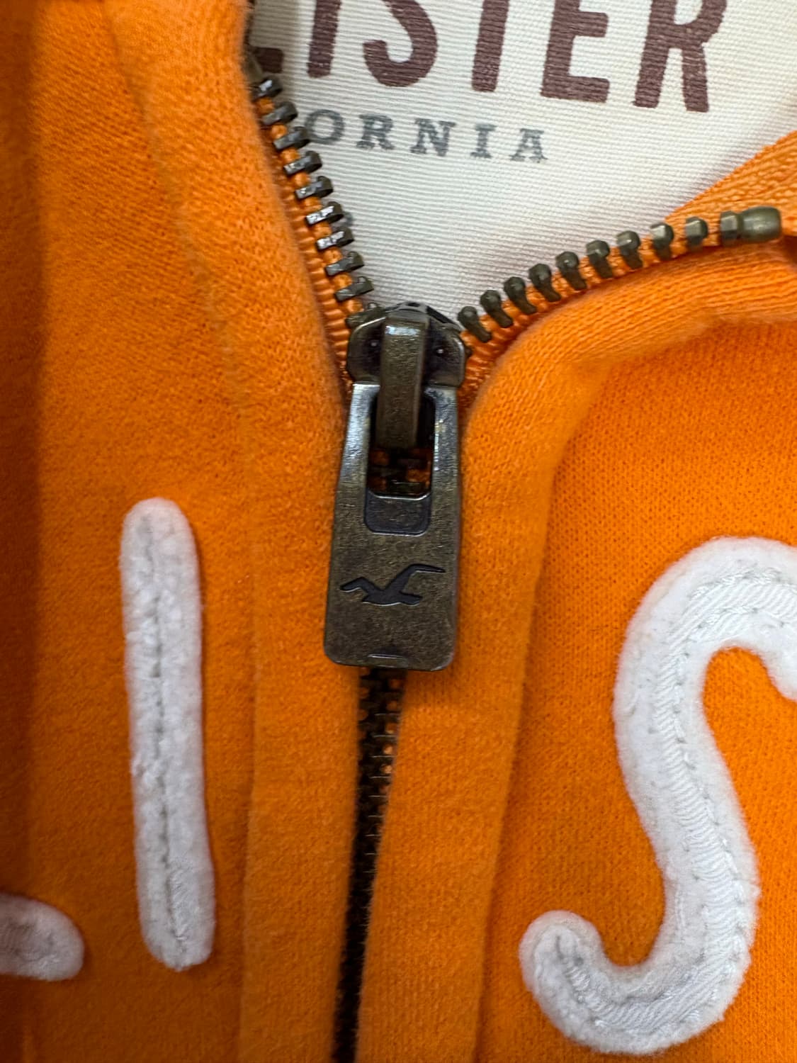 홀리스터 패치로고 오렌지 후드집업 A2973 상품이미지4