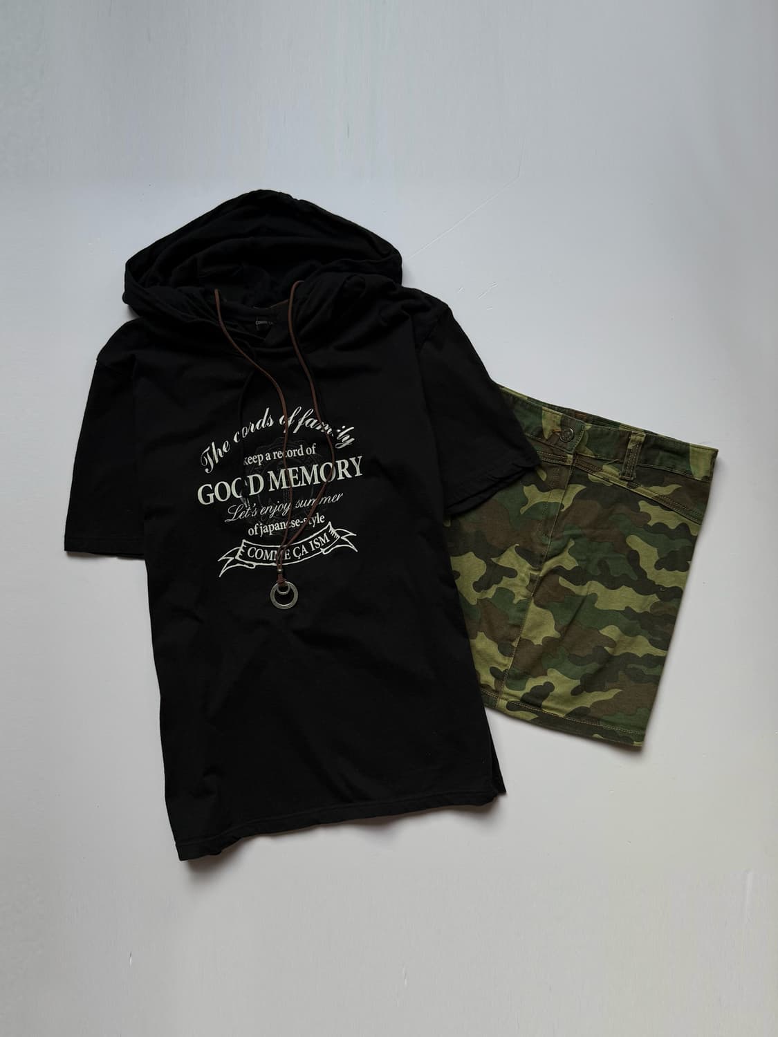 COMME CA ISM Hooded T-Shirt 0343 상품이미지1