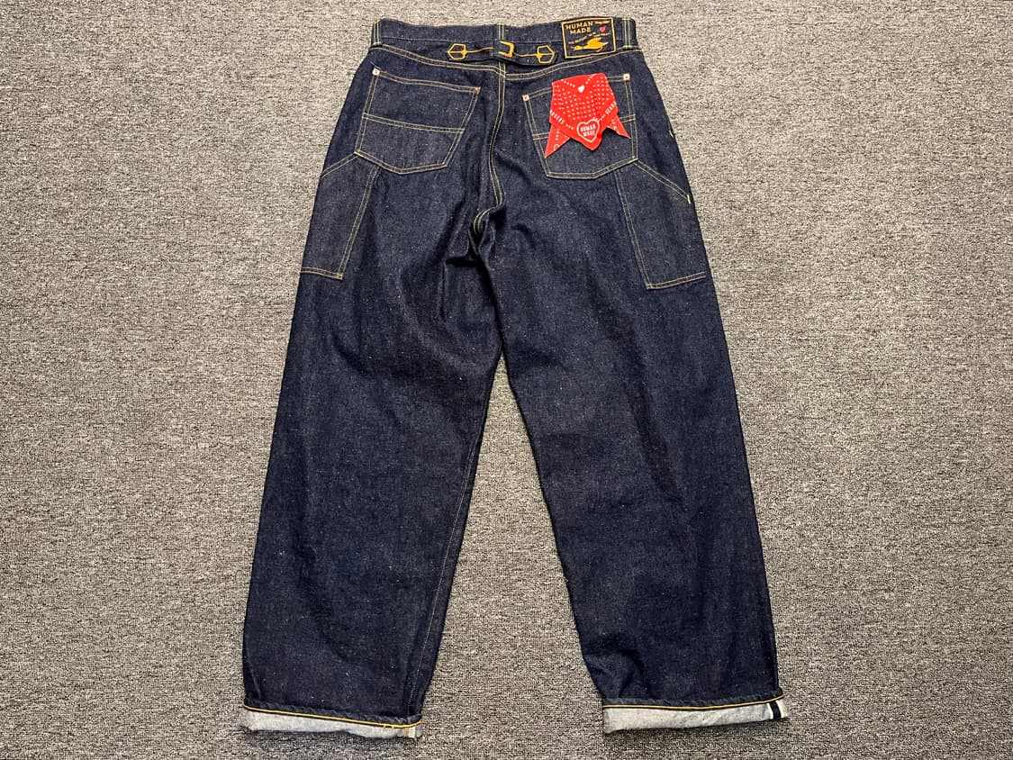 [34] 휴먼메이드 와이드핏 데님 팬츠 32 상품이미지4