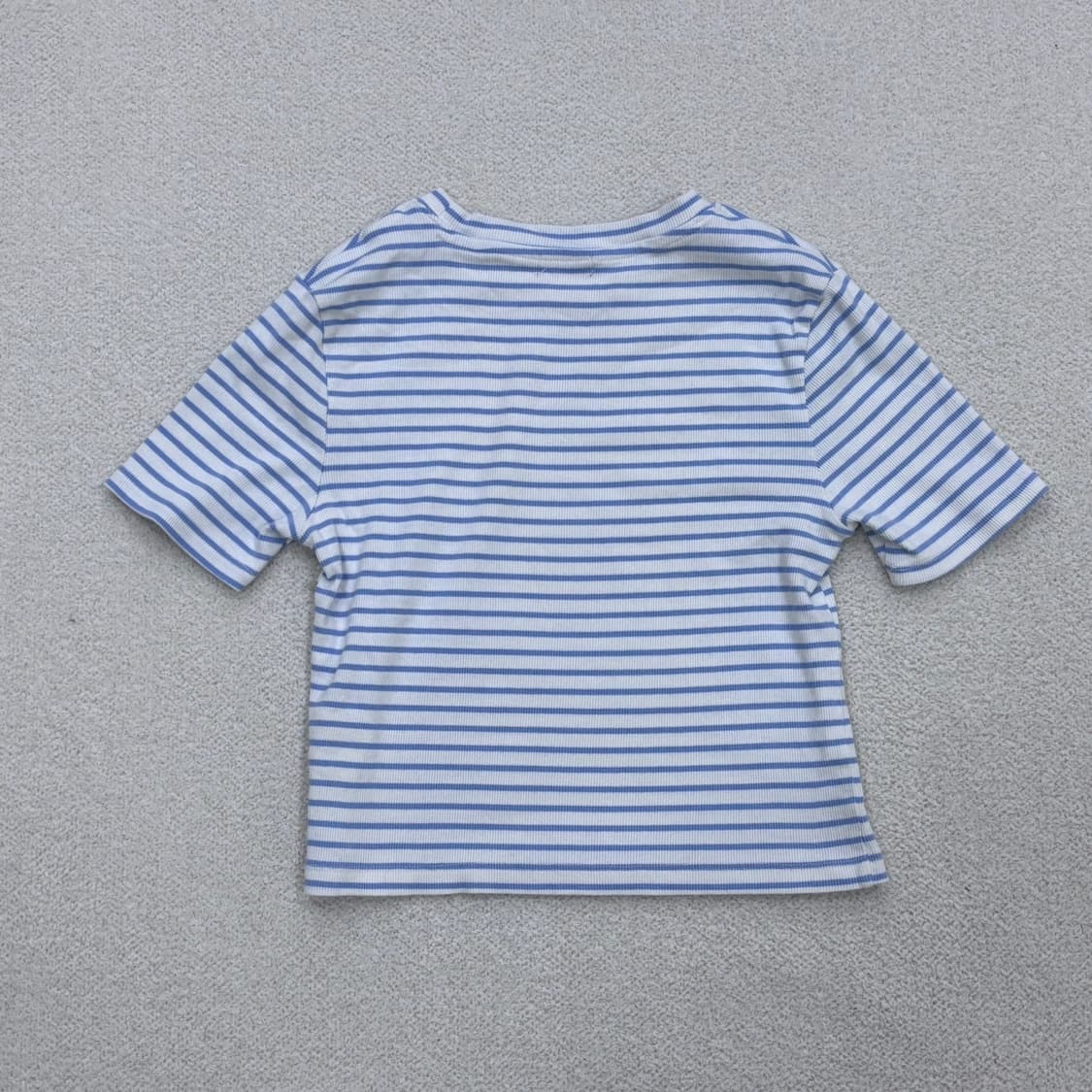 실측확인 빈티지 반팔 크롭 티셔츠 0316E 상품이미지2