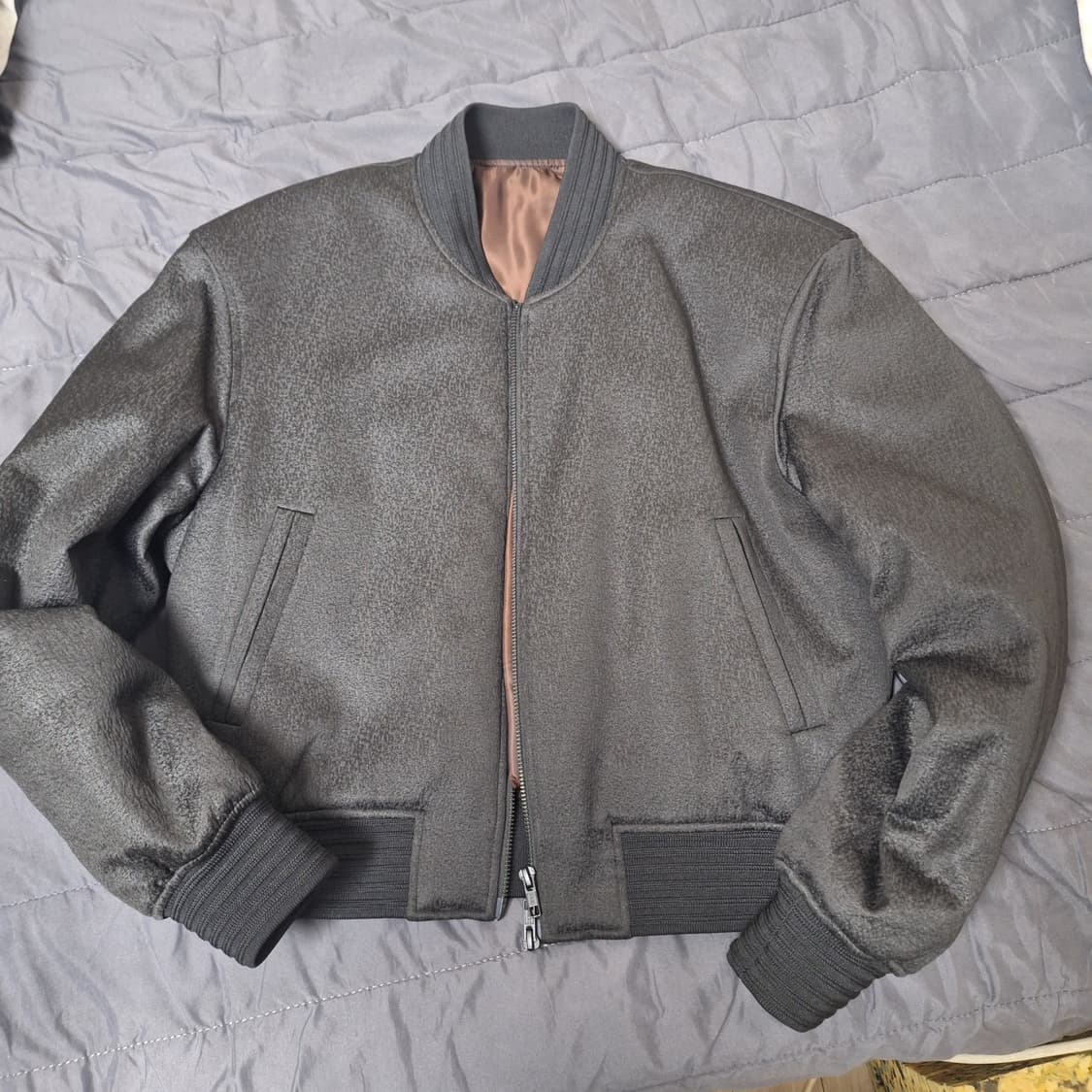 엘무드 세드릭 패디드 봄버 자켓 블랙 (44) 상품이미지2