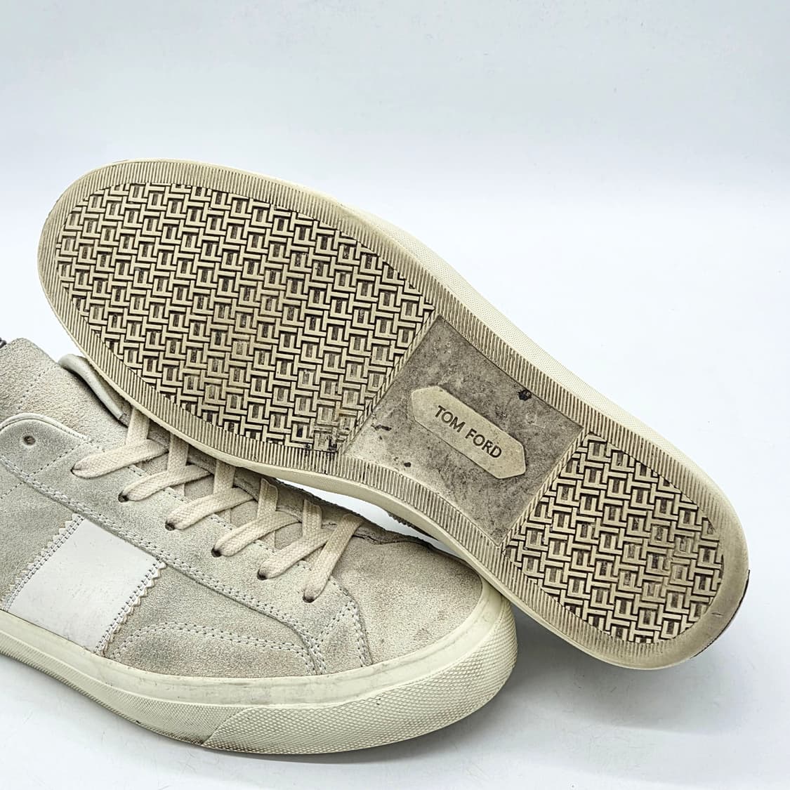 톰포드 스웨이드 캠브리지 스니커즈 마블 크림 (9) 상품이미지3