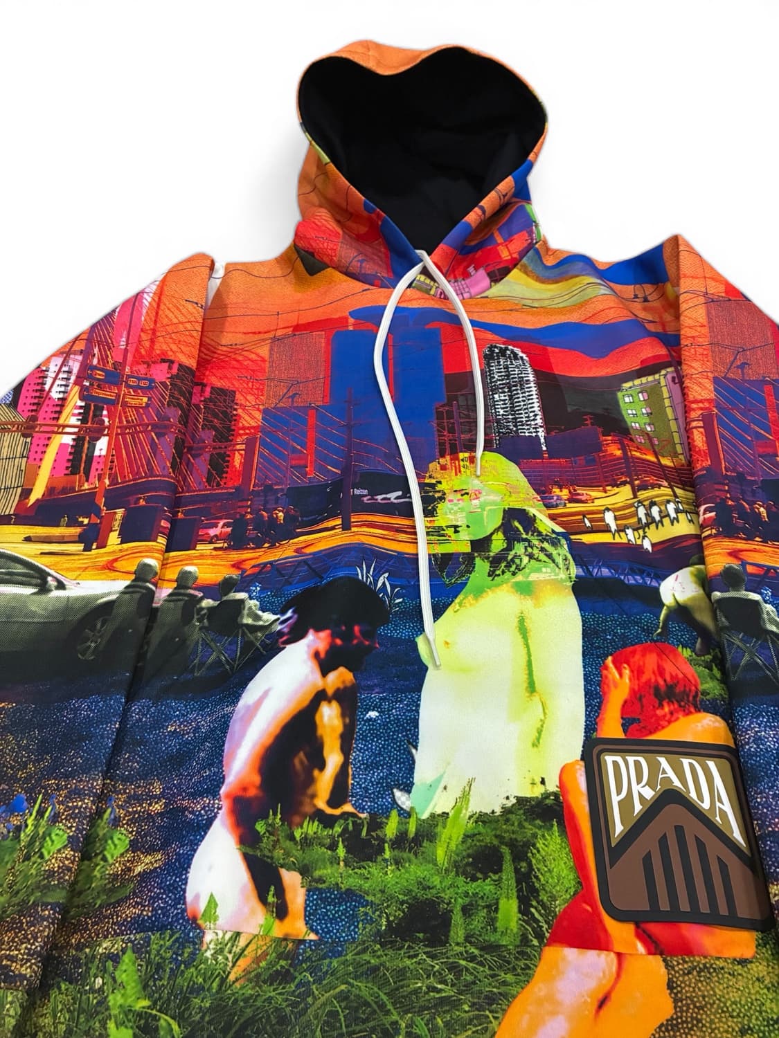 ss19 프라다 사이키델릭 후드티 상품이미지2