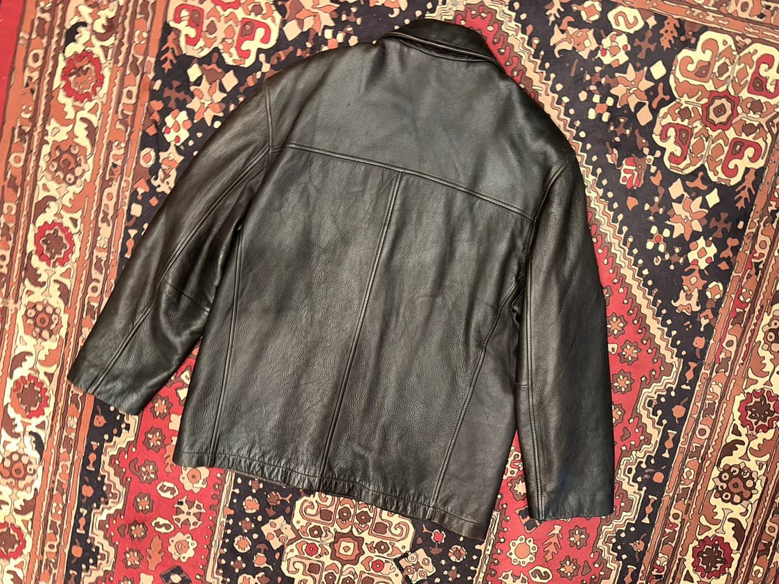 ( L-XL ) 가죽자켓 가죽카코트 가죽코트 레더자켓 워크웨어 아메카지 상품이미지5