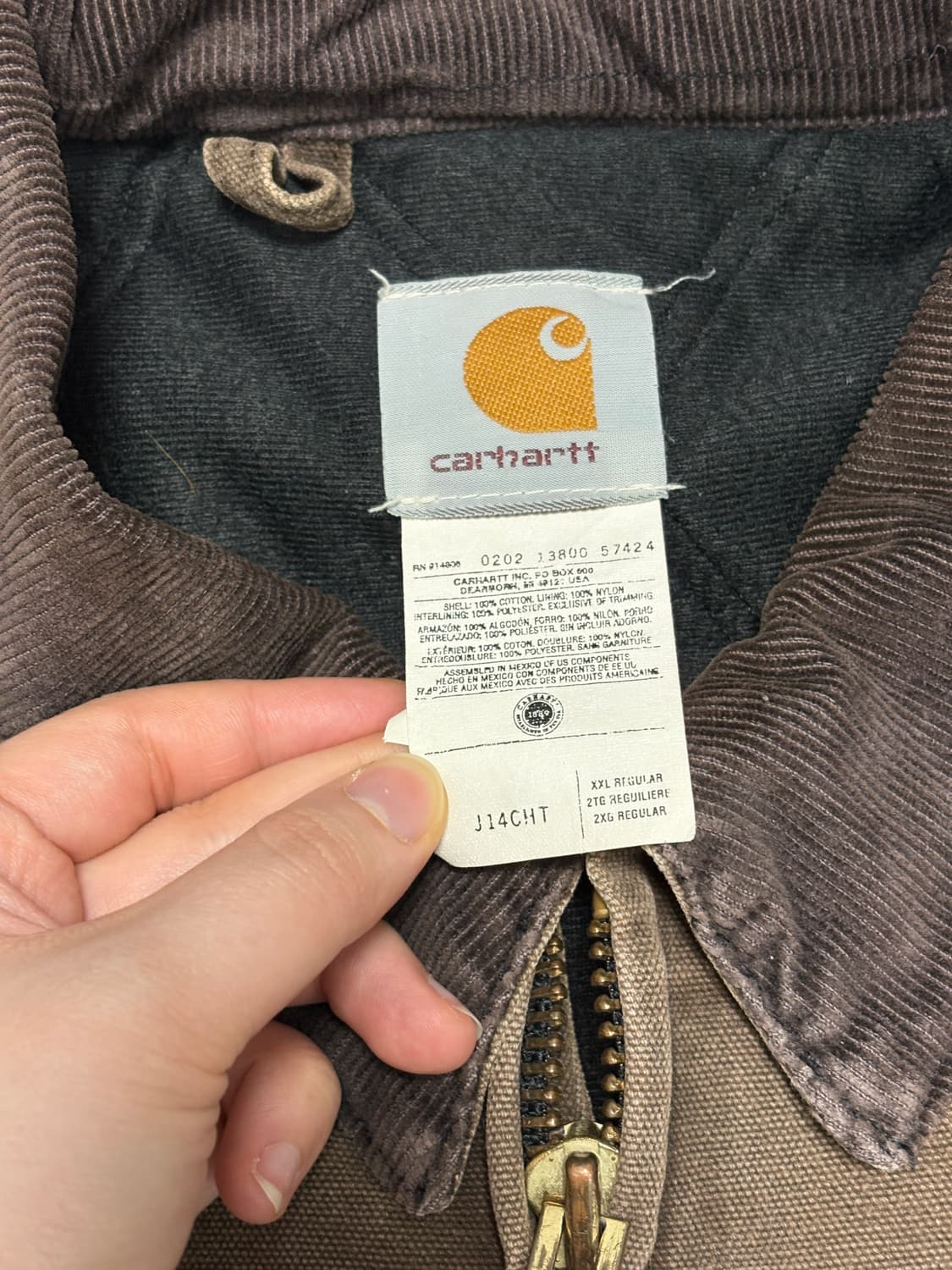 🇲🇽 00s 칼하트 J14 CHT 산타페 자켓 상품이미지7