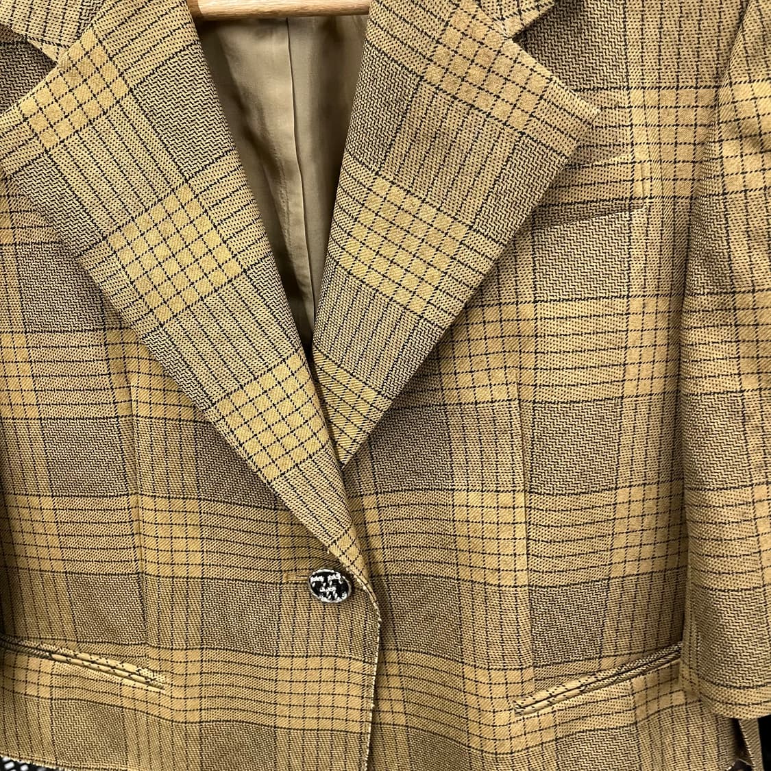 타임 우먼 체크 자켓 82 상품이미지3